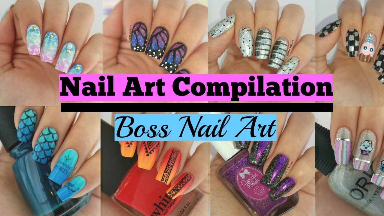 NAIL ART COMPILATION PART #1 | Boss Nail Art