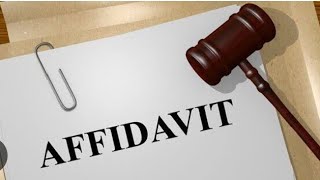 WHAT IS AN AFFIDAVIT#subscribe #support #legal #utubeshorts #affirmations #trending #foryou #viral