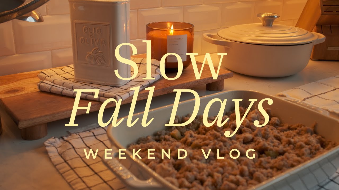 Cozy Fall Weekend Vlog 🍁 | Slow Living, Fall Baking & Autumn Days