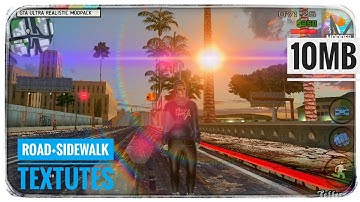 (10MB)GTA 5 ROAD+SIDEWALK TEXTURES IMPORT || HOW TO INSTALL IN GTA SA ANDROID TUTORIAL.