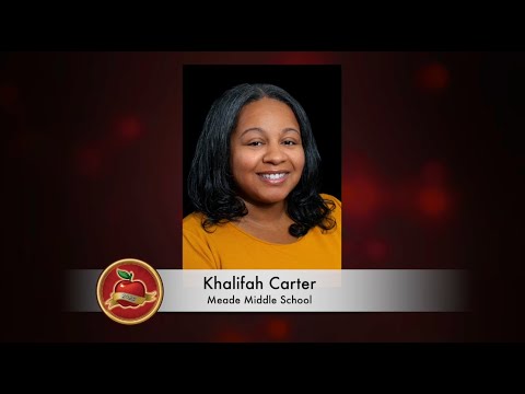 Khalifah Carter, Meade Middle School - Teacher of the Year 2025 Finalist