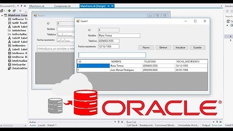 Conexion Oracle Express y Visual Basic NET