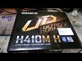 Gigabyte H410M h bathar board unboxing