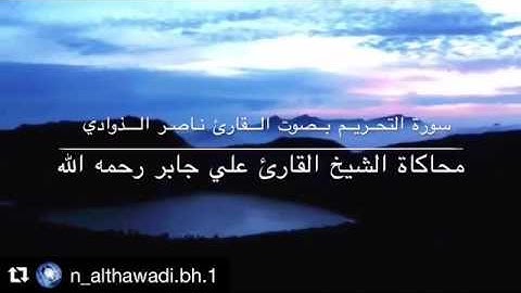 القارئ ناصر الذوادي