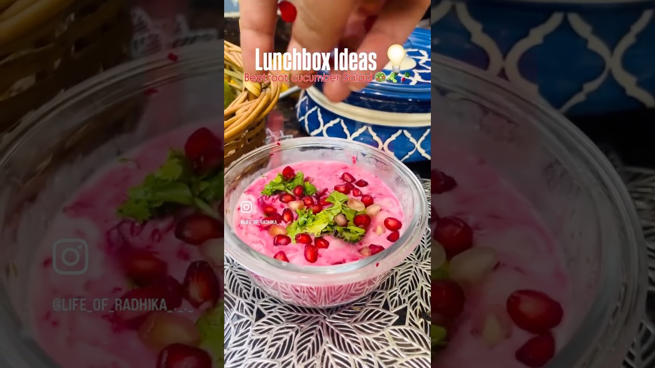 Beetroot Cucumber Salad | Healthy Detox Salad for Weight Loss & Glowing Skin