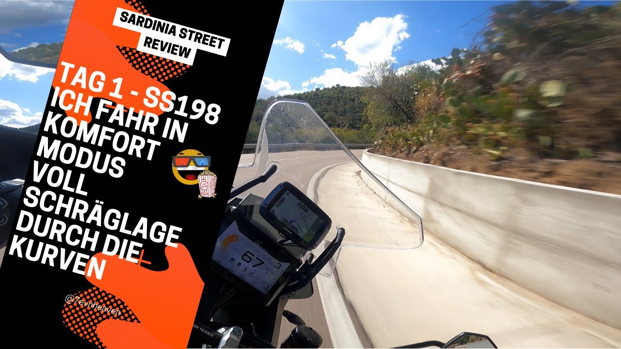 KTM 1290 Super Adventure S auf Sardinien - SS198 im Komfortmodus - Ein Genuss die Strecke.