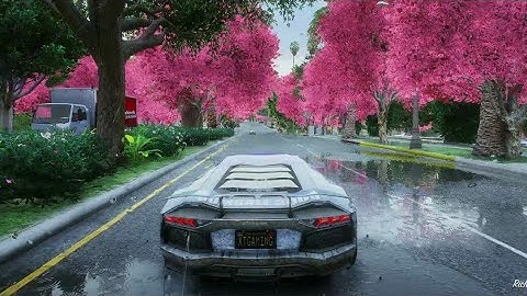 GTA 5 Next Level Graphics QuantV Mod And Realistic Gameplay On RX 6800XT Ultra Settings