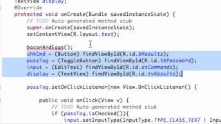 Android Application Development Tutorial   33   Creating a Method Profile