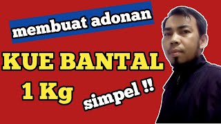 Resep Dan Cara Membuat Kue Bantal Adonan 1 Kg