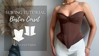 DIY Heart Cups Bustier Corset Tutorial | How To Make a Bustier Corset Tutorial