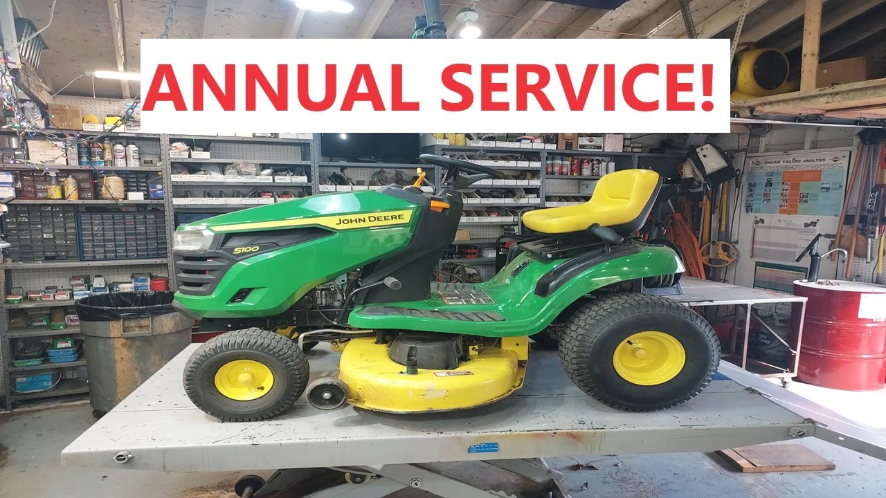 John Deere S100 Complete Annual Service! - YouTube