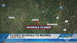 Closed Anson Co. Schools Set To Reopen