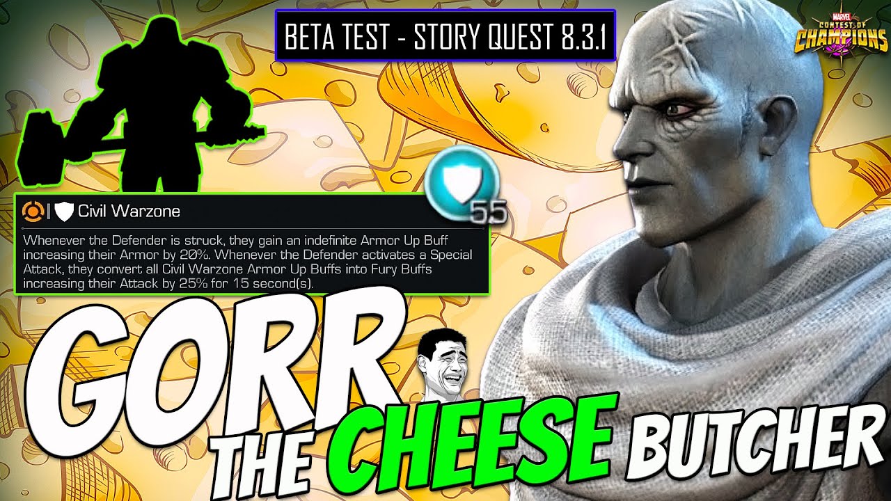 GORR Boss Is Super Easy | BETA TEST - ACT 8.3.1 | Marvel Contest Of Champions