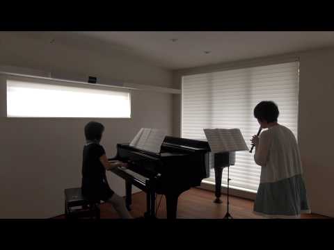 秦基博 水彩の月（リコーダー・ピアノアレンジ)