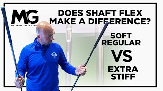 Does shaft flex make a difference?? Soft Reg v's X Stiff, surprising results!!