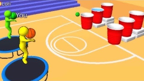 Jump Dunk 3D ( LVL 1 - 5 / Gameplay IOS )