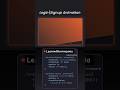 How To Make Login & Sign Up Animations in Figma #webdevelopment #css #css3 Animation