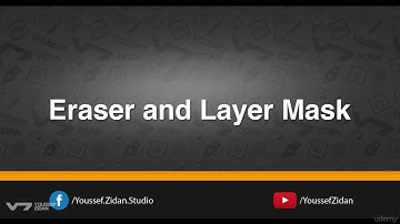 Eraser and Layer Mask -use of photoshop brush eraser & layer mask