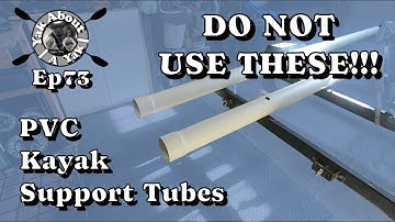 YAAY Ep73 - How To Install PVC Kayak Support Tubes on a trailer