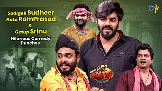 Sudigali Sudheer, Auto Ramprasad & Getup Srinu Hilarious Comedy Punches Extra Jabardasthetvtelugu