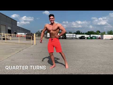 HOW TO POSE- MEN'S PHYSIQUE QUARTER & HALF TURNS