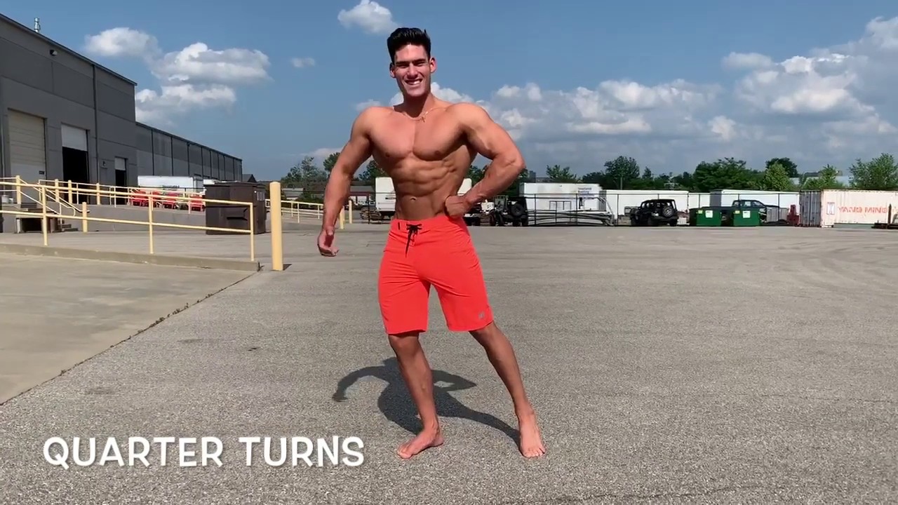 HOW TO POSE MEN'S PHYSIQUE QUARTER & HALF TURNS YouTube