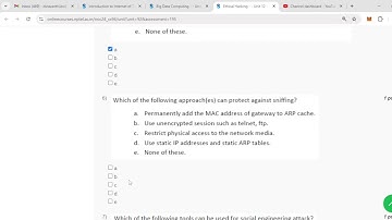Ethical Hacking|week 9 Nptel Assignment solutions 2024