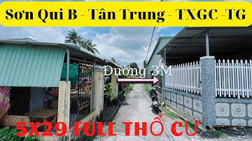 MS40 ( ĐÃ BÁN ) Bán 6 nền đất full thổ cư giá đầu tư Sơn Qui B - Tân Trung -TXGC - TG