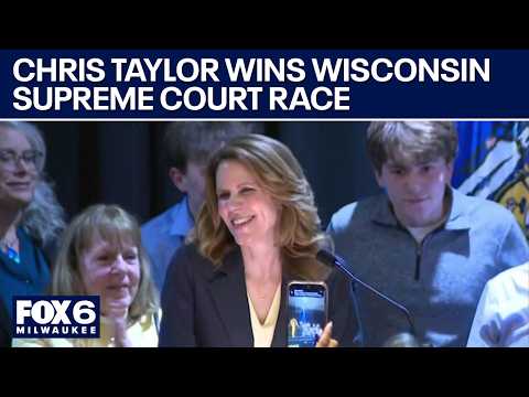 Judge Chris Taylor speaks after Wisconsin Supreme Court race win | FOX6 News Milwaukee