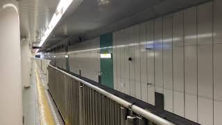 【横浜市営地下鉄】下飯田駅1番線快速湘南台行き3000A形到着発車