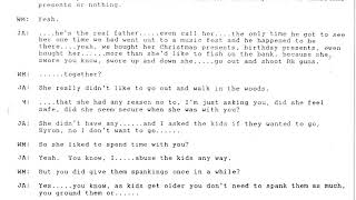 John Ackroyd voluntary police interview, Nov. 14, 1990