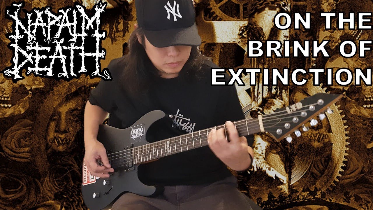 Napalm Death - On the Brink of Extinction | Guitar Cover 2024 - YouTube