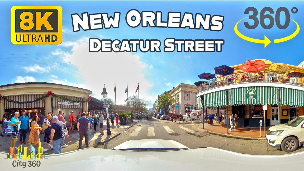 New Orleans - Decatur Street - VR 360 8K Video - YouTube