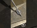 Forging Leaves for a Metal Rose #shorts