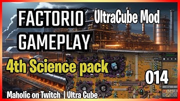 ⚙️Factorio 1.1 Ultracube Mod✅🏭➡️4th Science pack x14