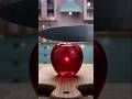 Crystal Glass Apple Cutting 🍎✨ Satisfying Crunchy ASMR Sounds#viral#asmrsound#crunchysound#fpy
