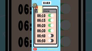 Plants vs Zombies Smart Phone Alarm Templates || This is The Best Alarm Clock Ever! #shorts