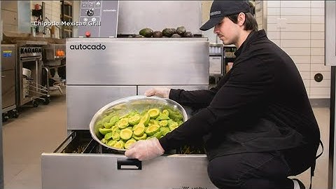 Guacamole-making robots are at work at Chipotle