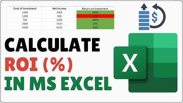 How To Calculate ROI (Return On Investment) in Excel