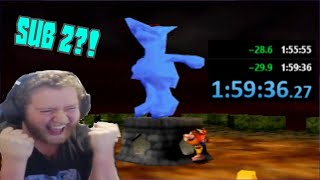 SUB 2 HOURS! Banjo-Kazooie 100% in 1:59:36