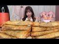 【大食い】エビチリ春巻き【もえあず】