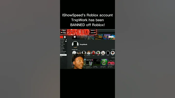 IShowSpeed - Roblox Banned Account
