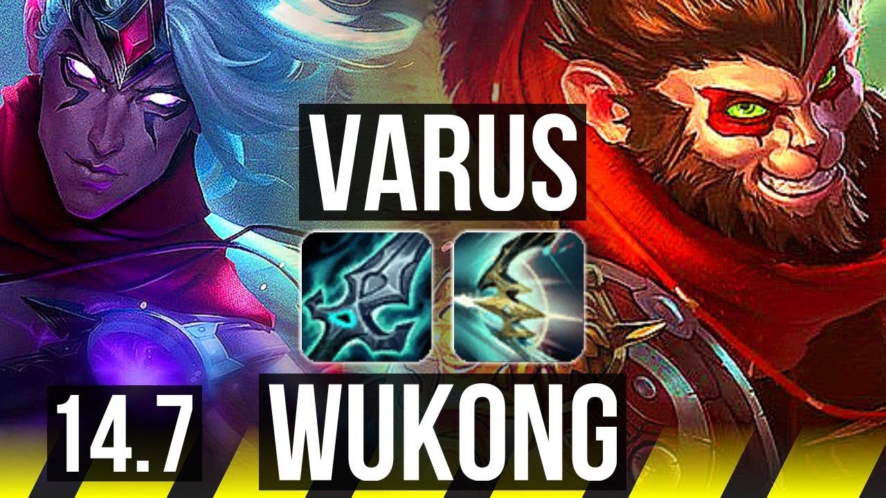 VARUS & Rell vs WUKONG & Senna (ADC) | 69% winrate, Legendary, 15/3/11 | NA Challenger | 14.7