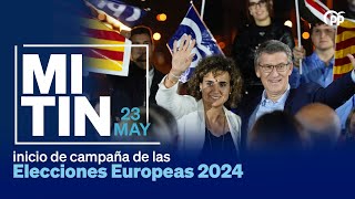 🔵 DIRECTO: Mitin de inicio de campaña del PP para las Elecciones Europeas