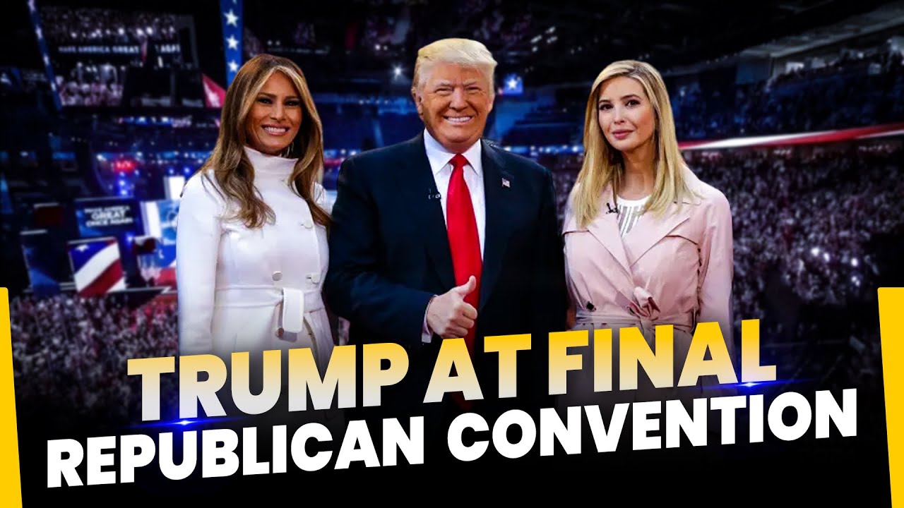 Live| RNC Day 4| Ex US Prez Trump accepts the Republican nomination for US Presidential Polls 2024