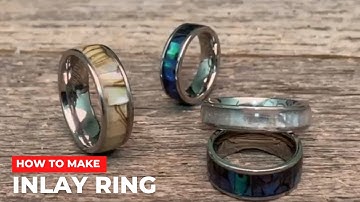 Woodturning Jewelry - Make Rings With Crushed Stone, Powders & More