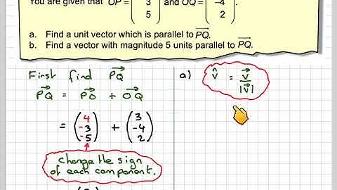 Finding a unit vector in 3d
