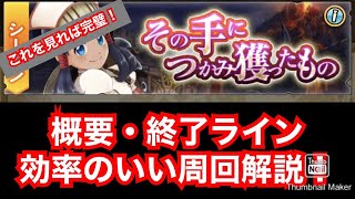 【その手につかみ獲ったもの】効率の良い周回・概要・終了ライン解説！【MHR】【モンスターハンターライダーズ】