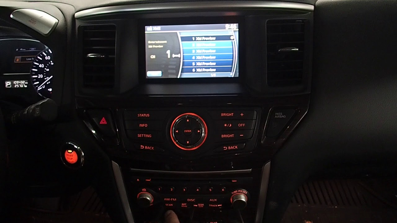 A17058 2014 NISSAN PATHFINDER CD/RADIO TEST VIDEO YouTube