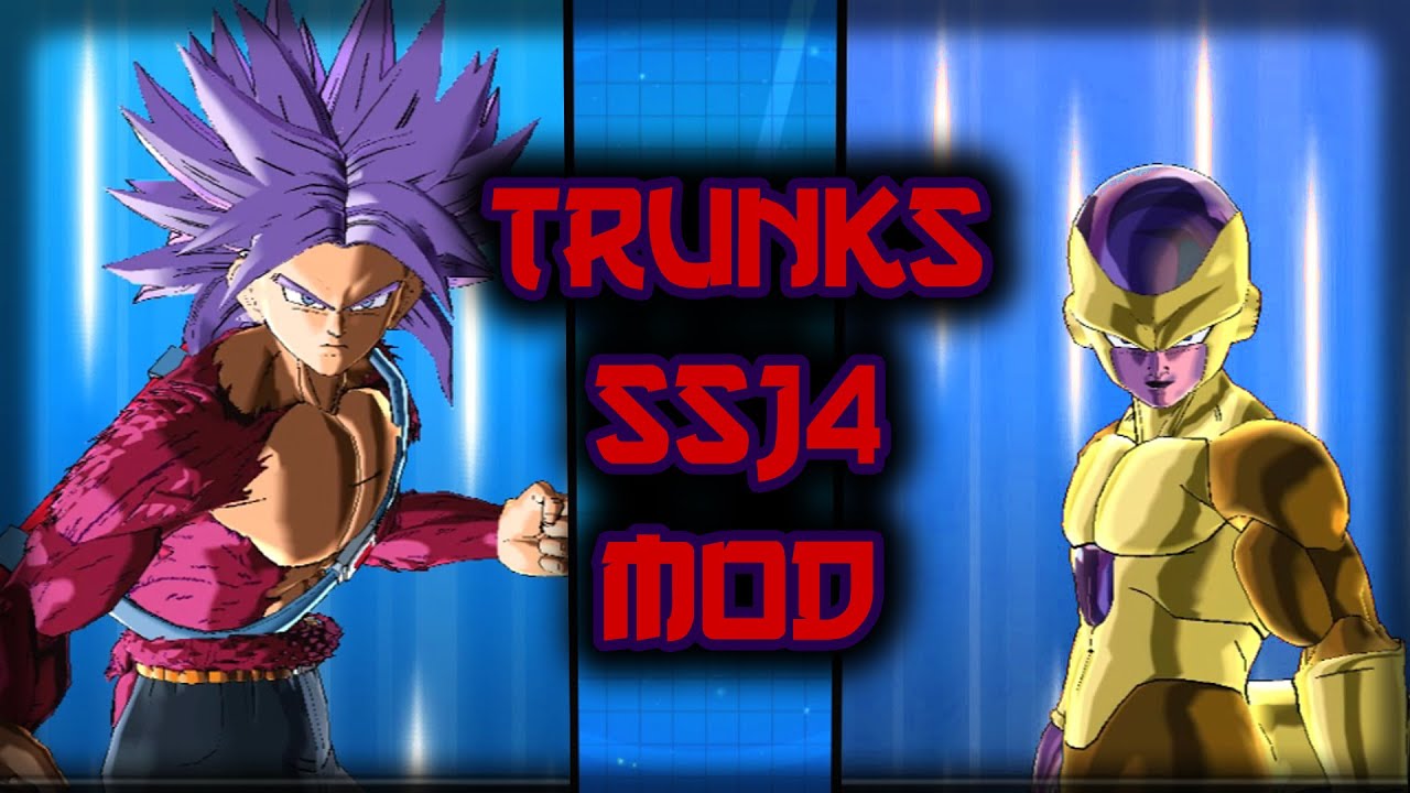 Dragon Ball Xenoverse Trunks vs Golden Frieza [Trunks SSJ4 MOD